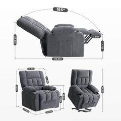 Electric_Lift_Massage_Recliner_14#Color_Gray