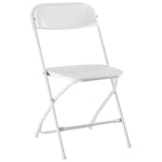 StockMAX Lightweight Plastic Folding Chair for Indoor & Outdoor Use（4-Piece Set）