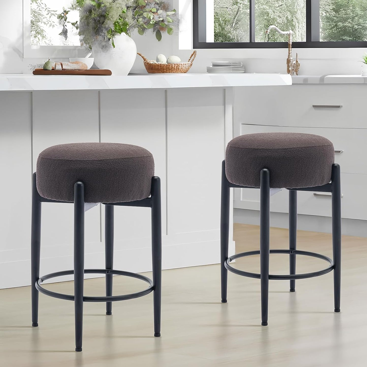 24" Sherpa Counter Height Stools 0109