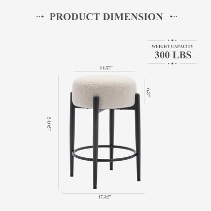 24" Sherpa Counter Height Stools 0109