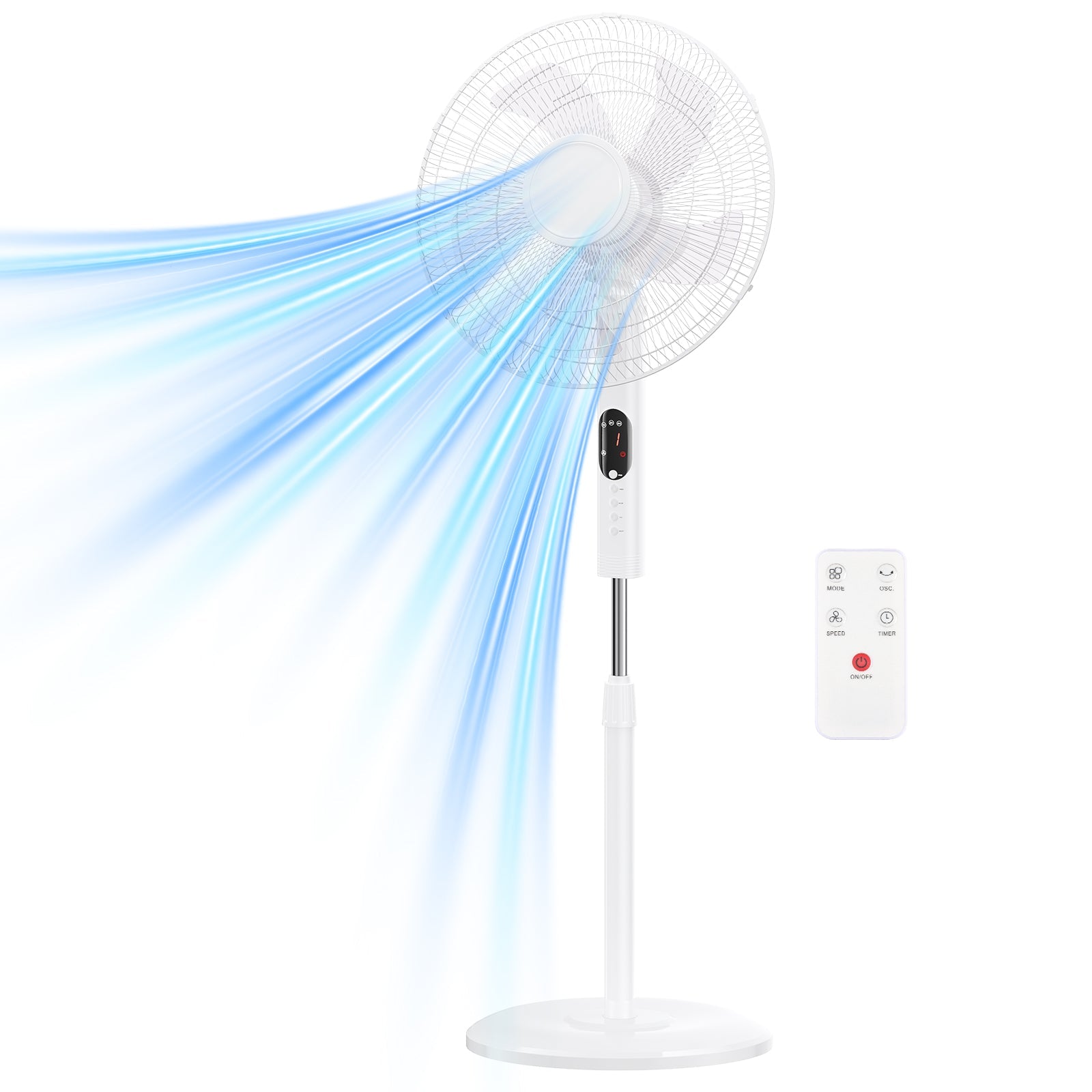 StockMAX Pedestal Fan with Remote Control