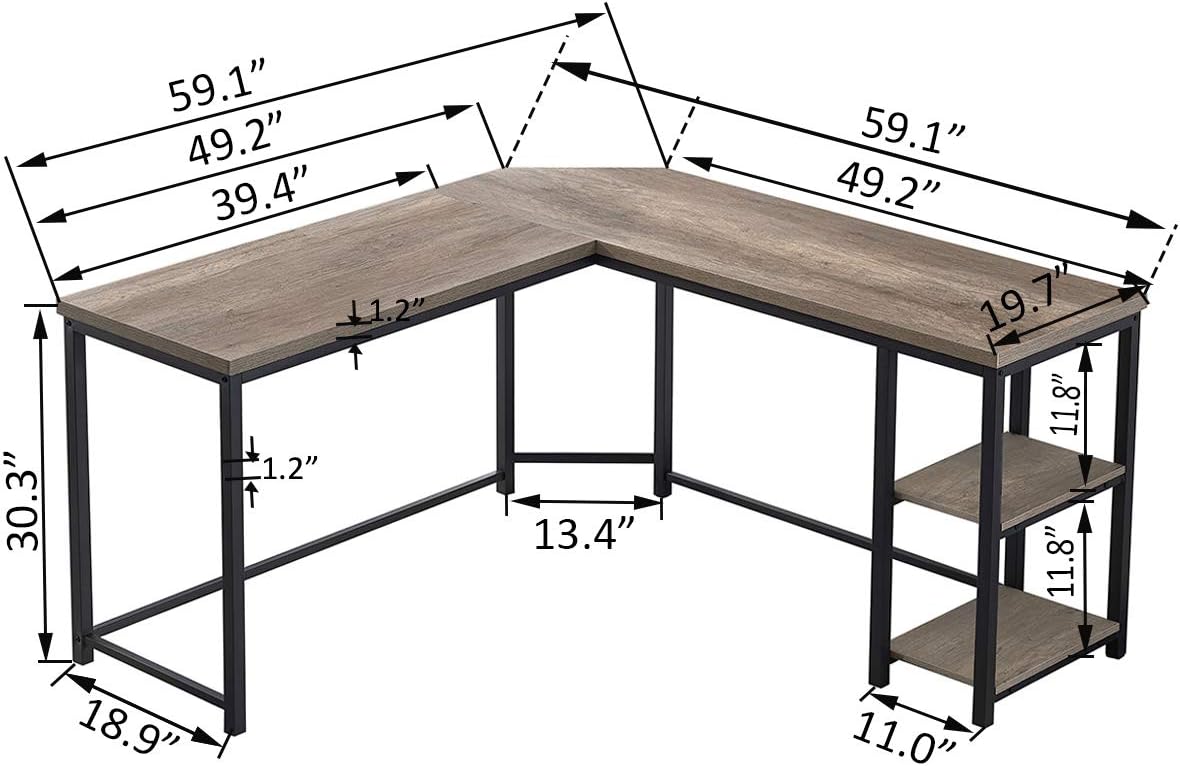 L-Shaped Computer Desk VS-DK01