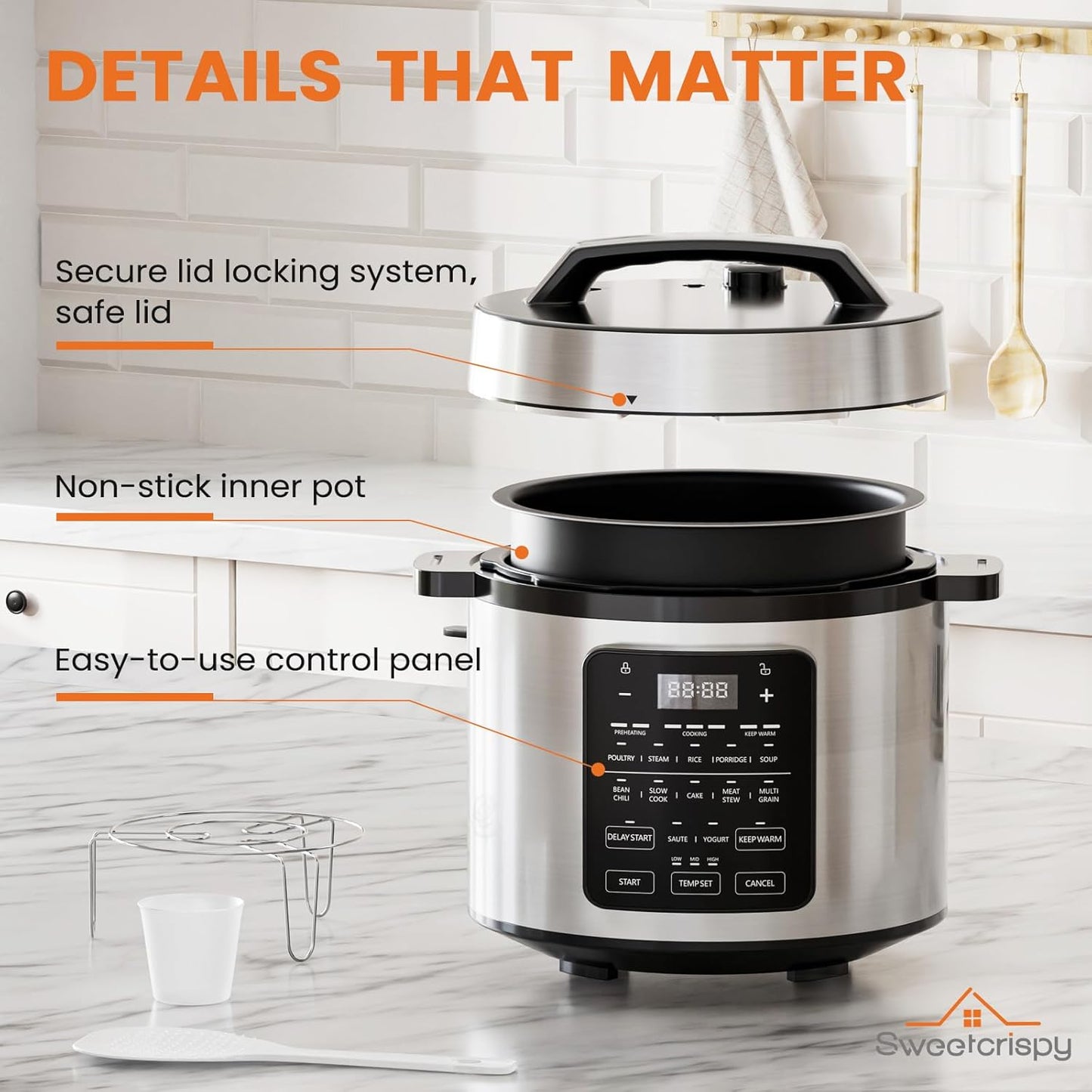 12-in-1 Multi Pressure Cooker YLG-X6QT