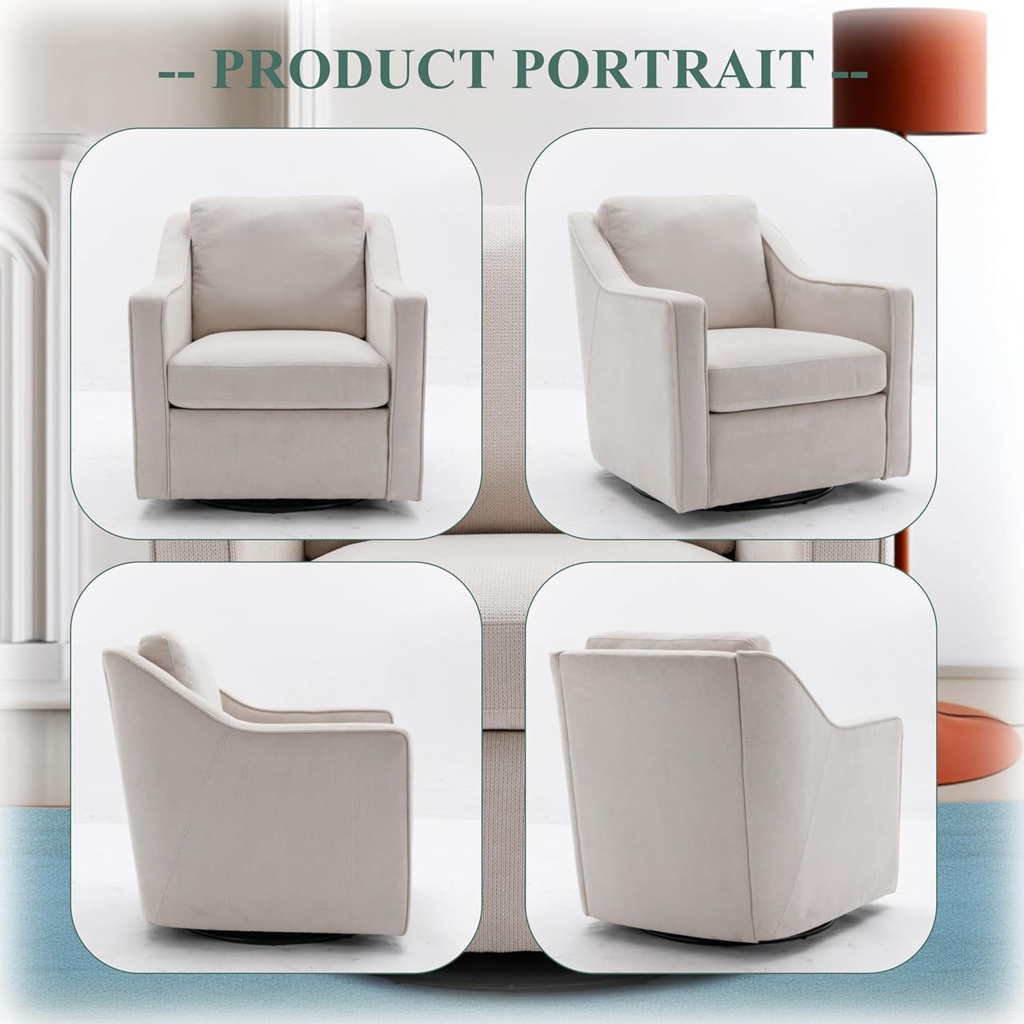 Swivel Accent Chair 1751