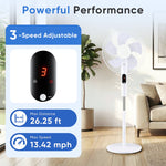 StockMAX Pedestal Fan with Remote Control