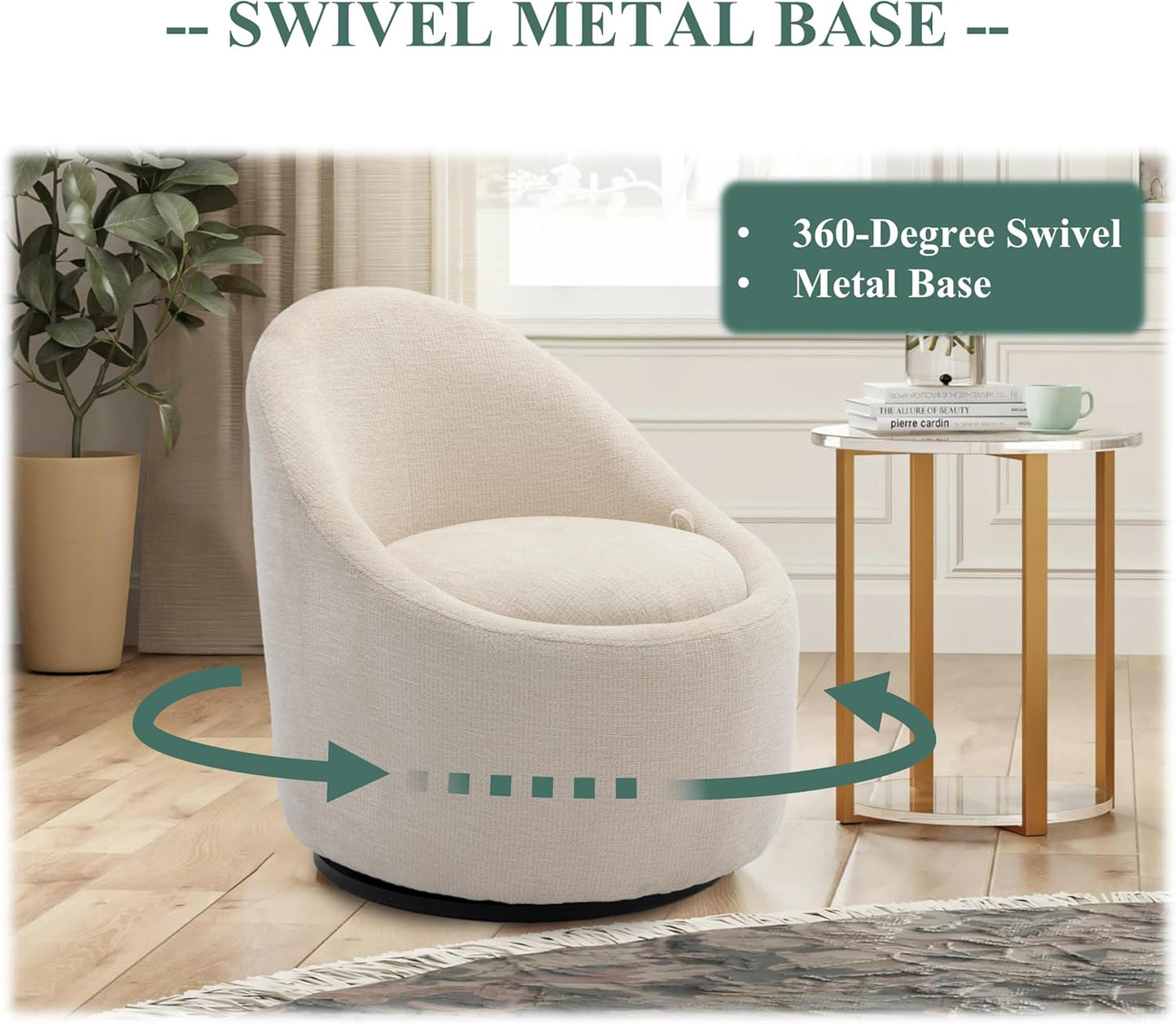 Swivel Accent Chair W188