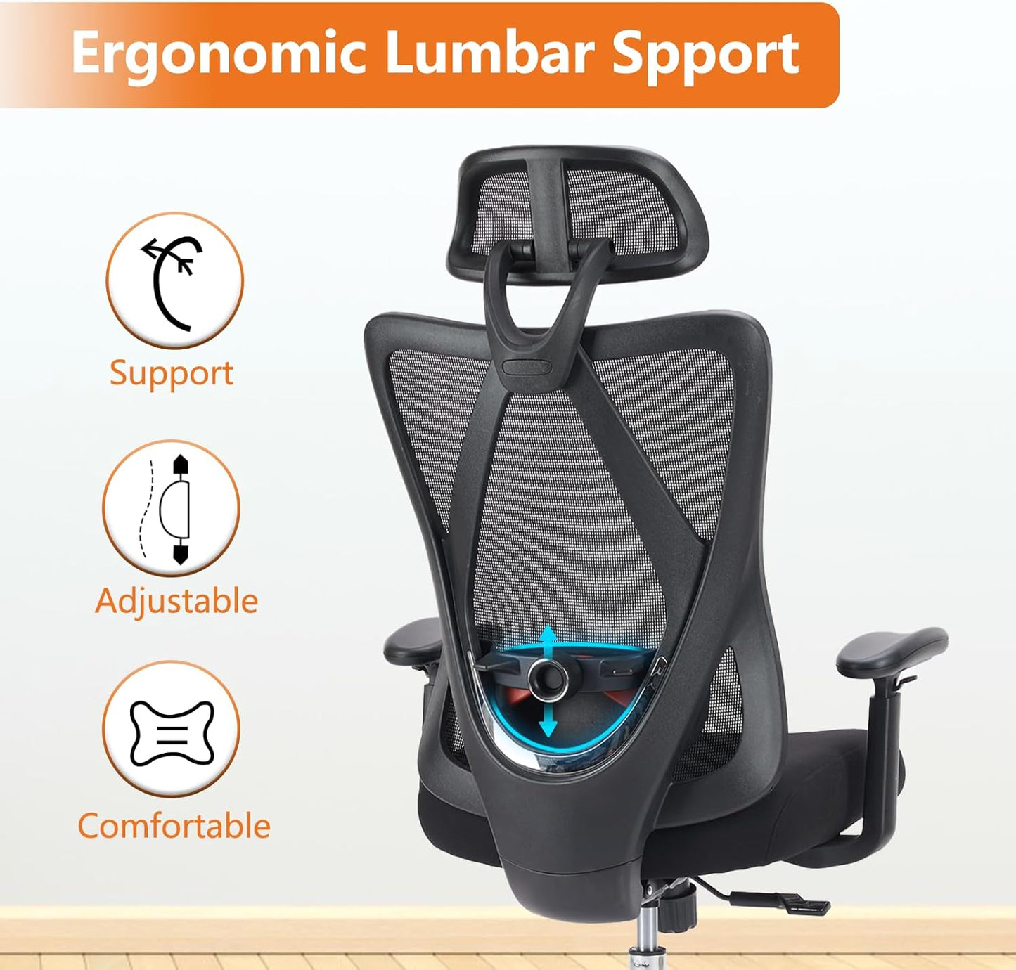 High Back Ergonomic Office Chair 3766