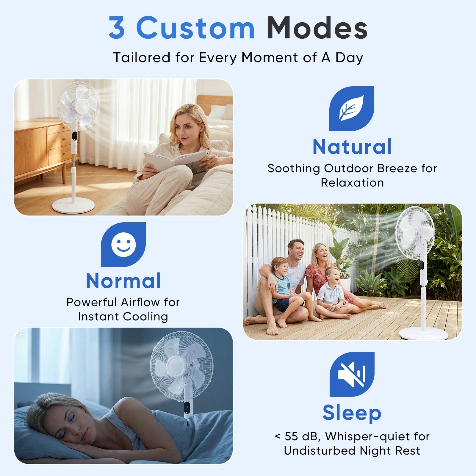 StockMAX Pedestal Fan with Remote Control