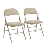 StockMAX Leather Folding Chair for Events and Home Use(set of 2)