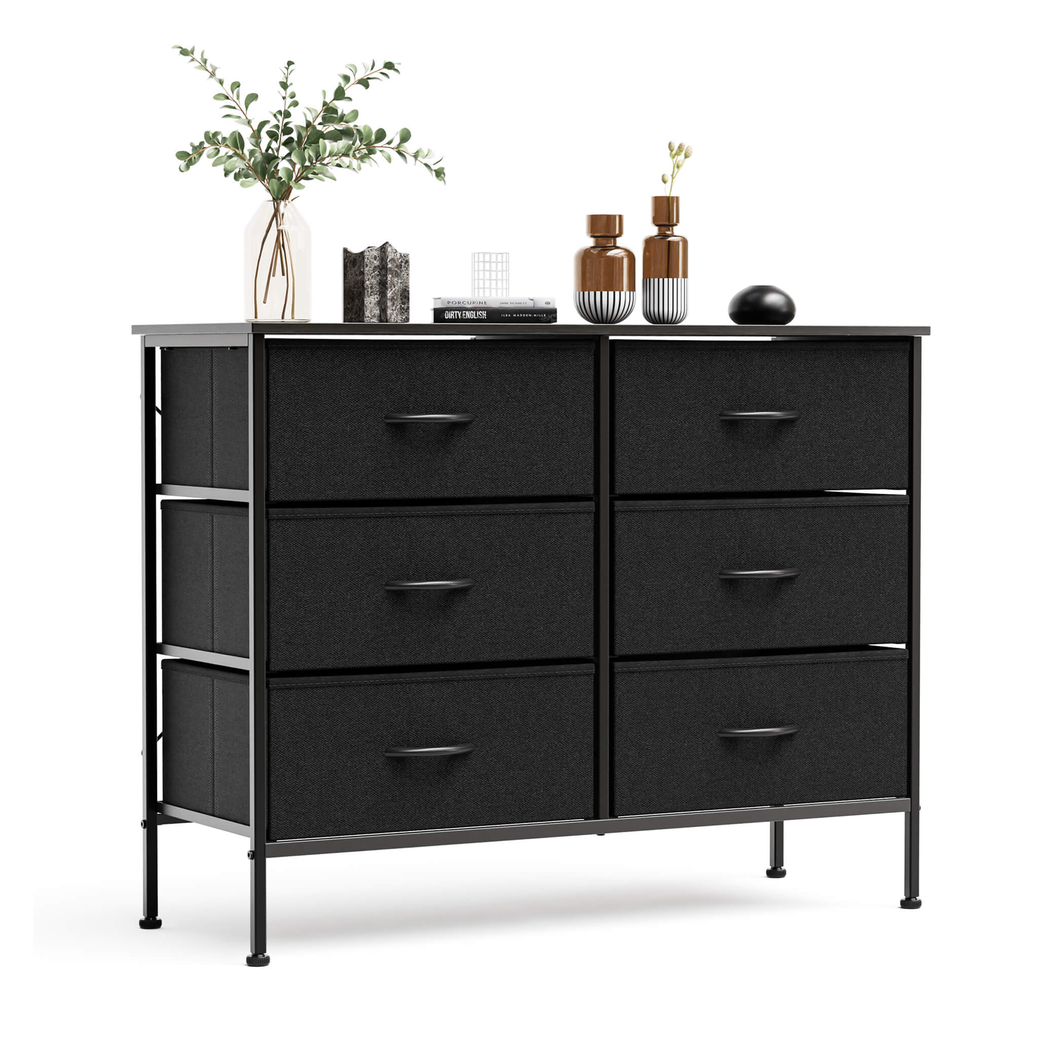 StockMAX TV Stand with Wide Drawers for Bedroom