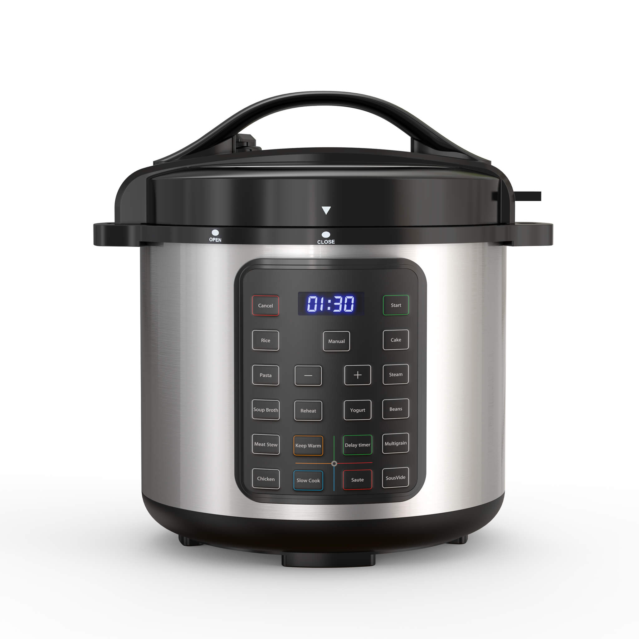 StockMAX 12-in-1 Electric Pressure Cooker with Stainless Steel Pot
