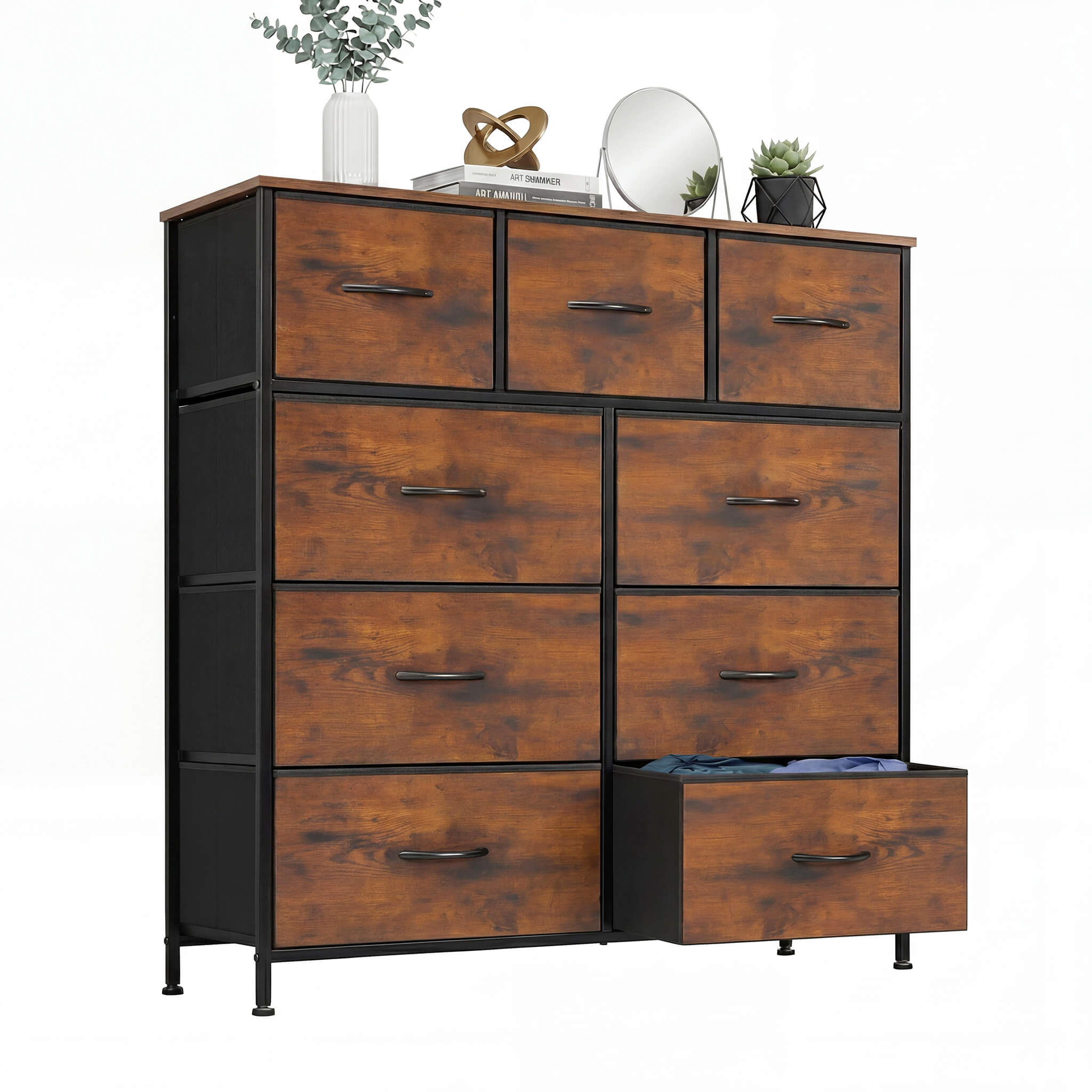 StockMAX Storage Cabinet with 9 Fabric Drawer For Children's Room