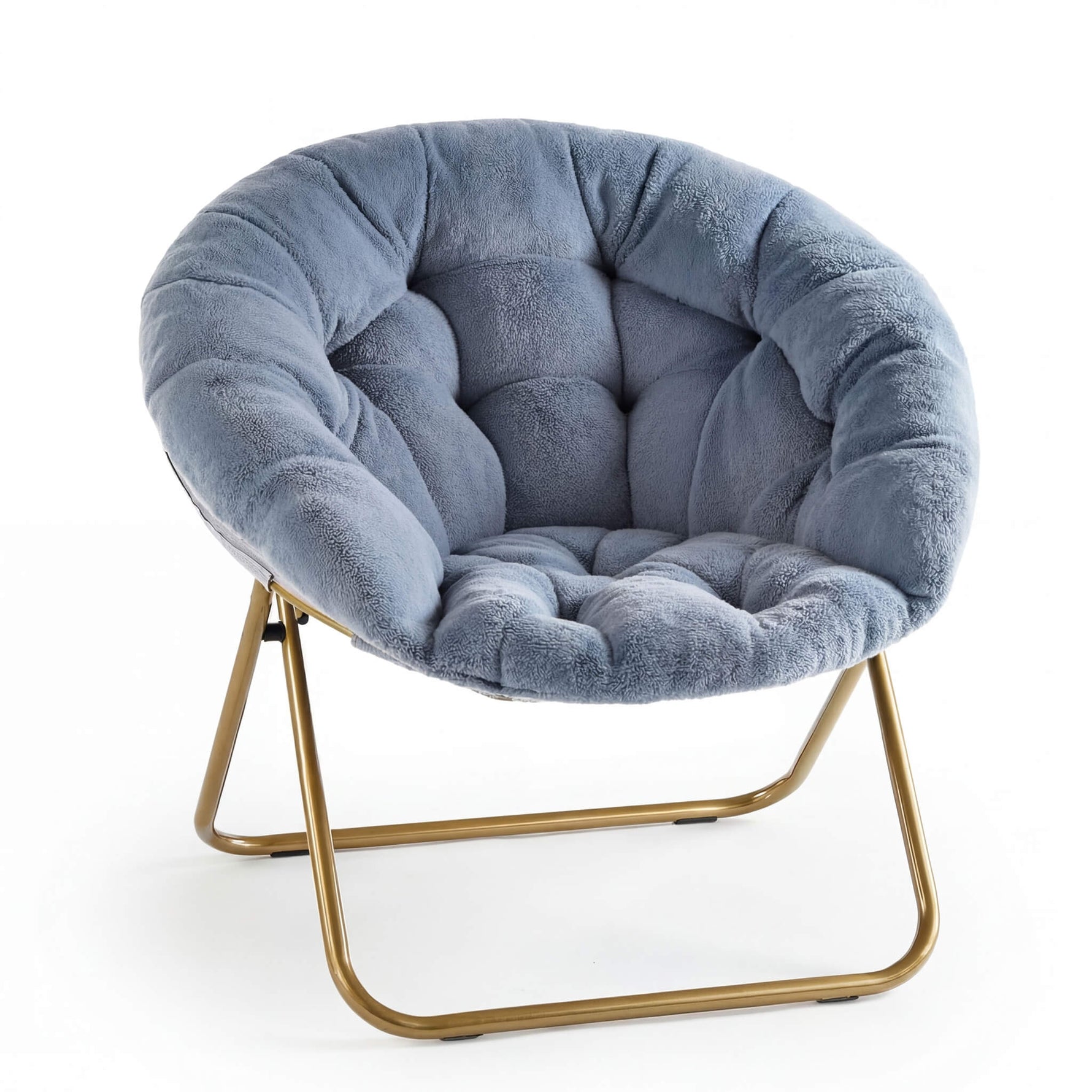 StockMAX Foldable Saucer Moon Chair for Living Room