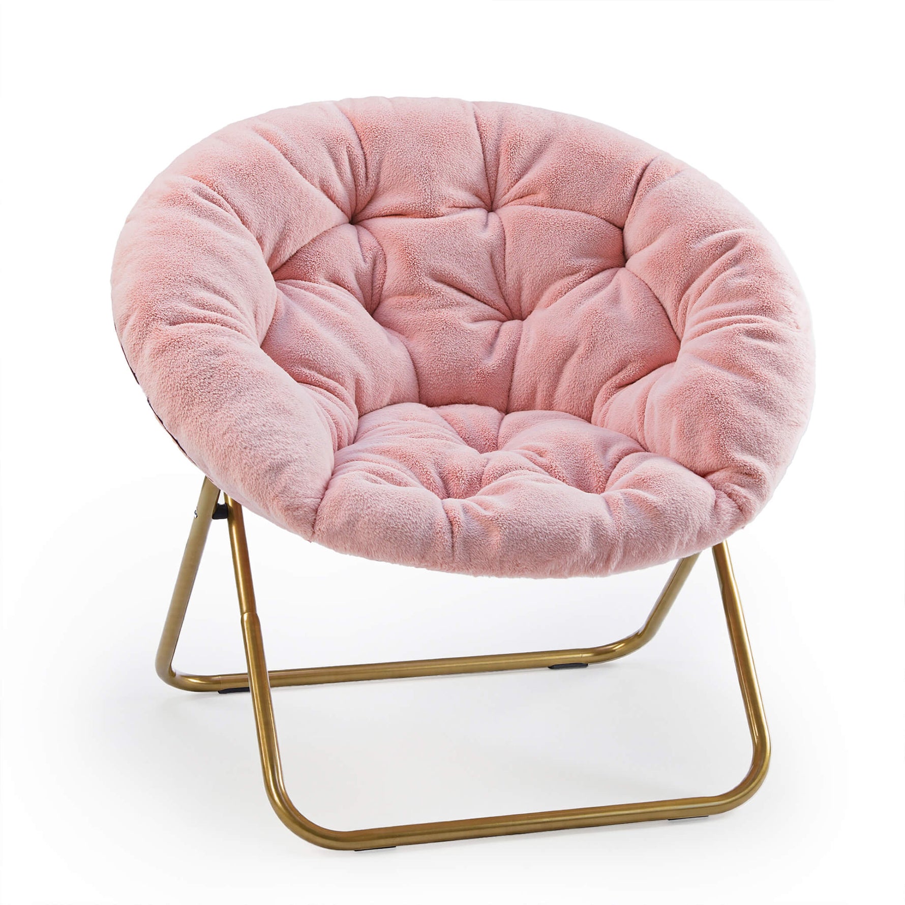 StockMAX Foldable Saucer Moon Chair for Living Room