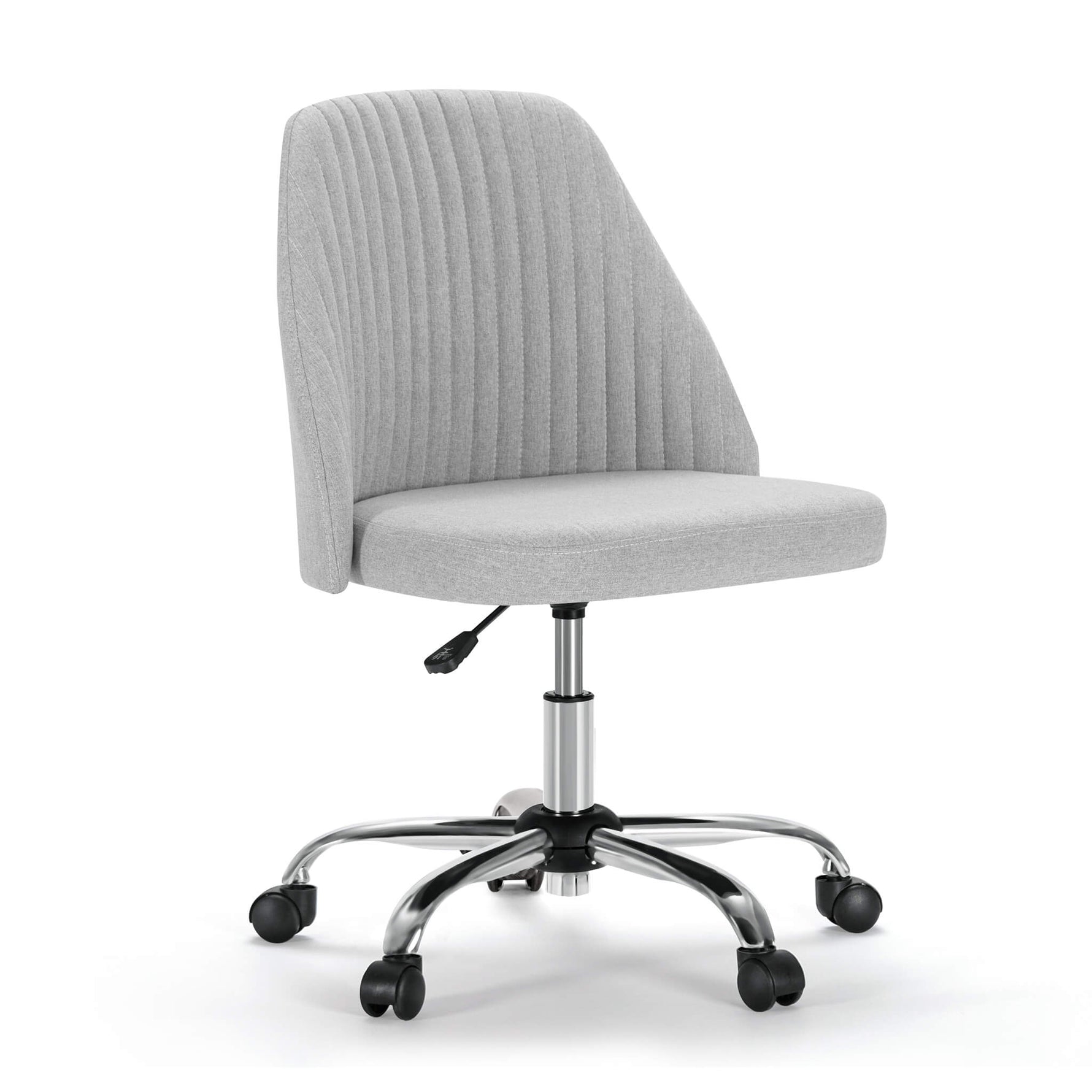 StockMAX Office Chair Armless with Rollers for Office