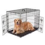 StockMAX Dog Crate Double Door with Divider Foldable Indoor/Outdoor