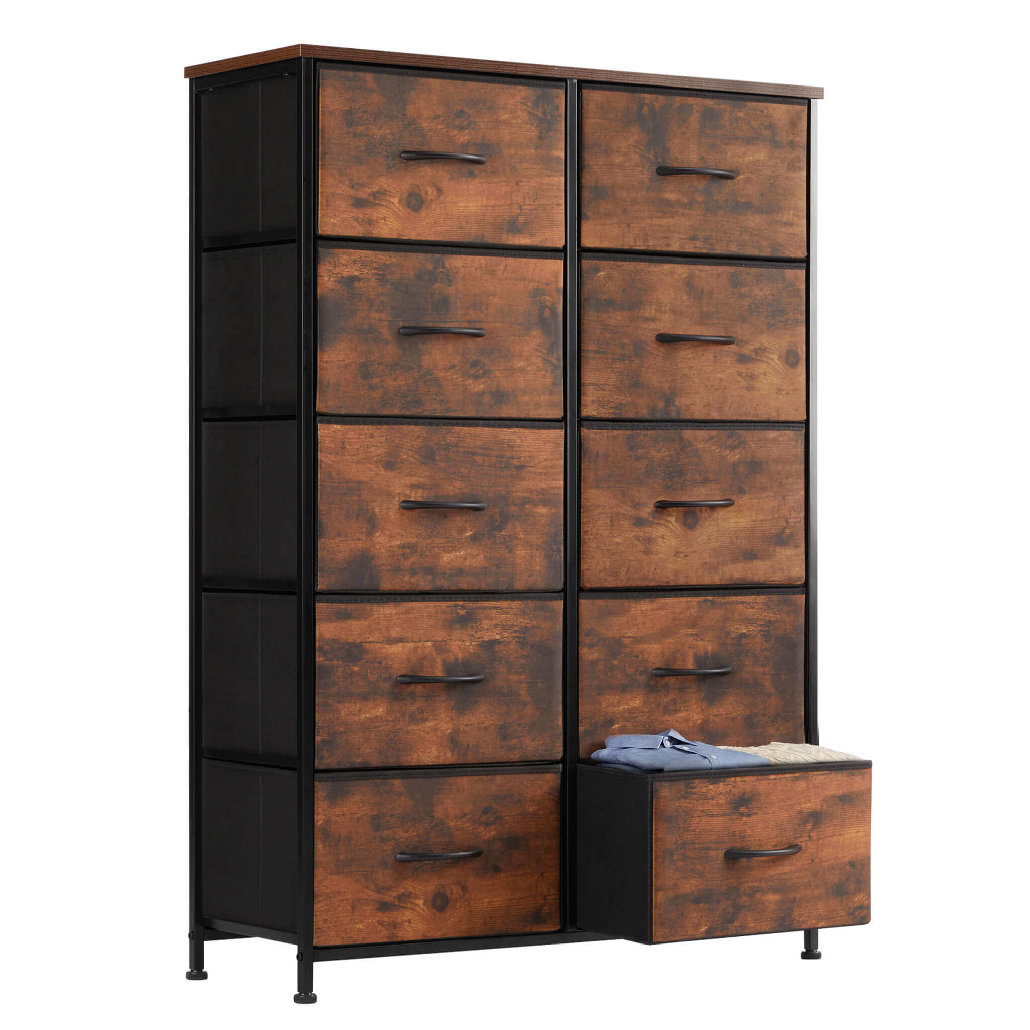 StockMAX Tall Dresser with 10 Drawers for Bedroom