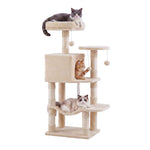 StockMAX 44" Muti-functional Cat Tree Tower with Sisal Scratcing Post and Condo