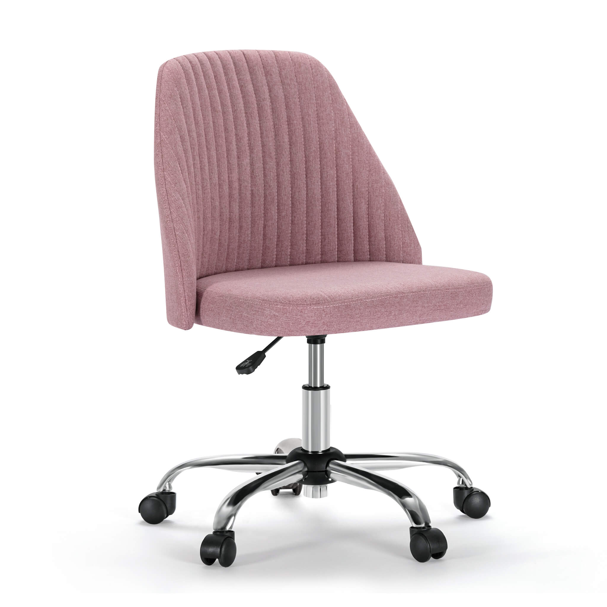 StockMAX Office Chair Armless with Rollers for Office