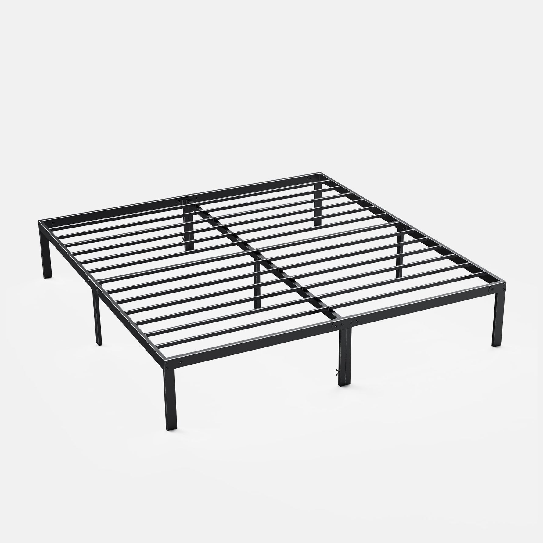 StockMAX Heavy Duty Metal Bed Frame with Under-Bed Storage for Bedroom