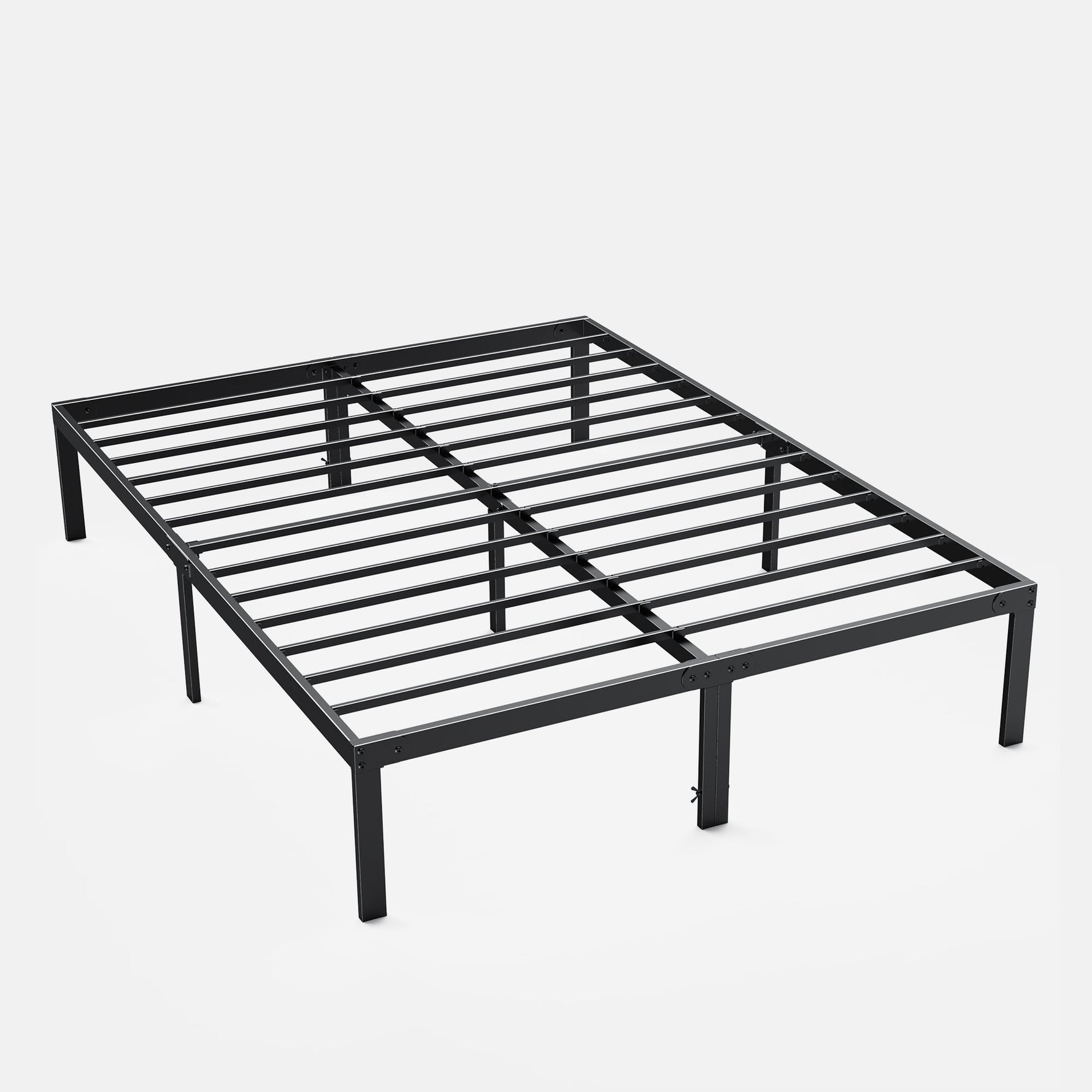 StockMAX Heavy Duty Metal Bed Frame with Under-Bed Storage for Bedroom