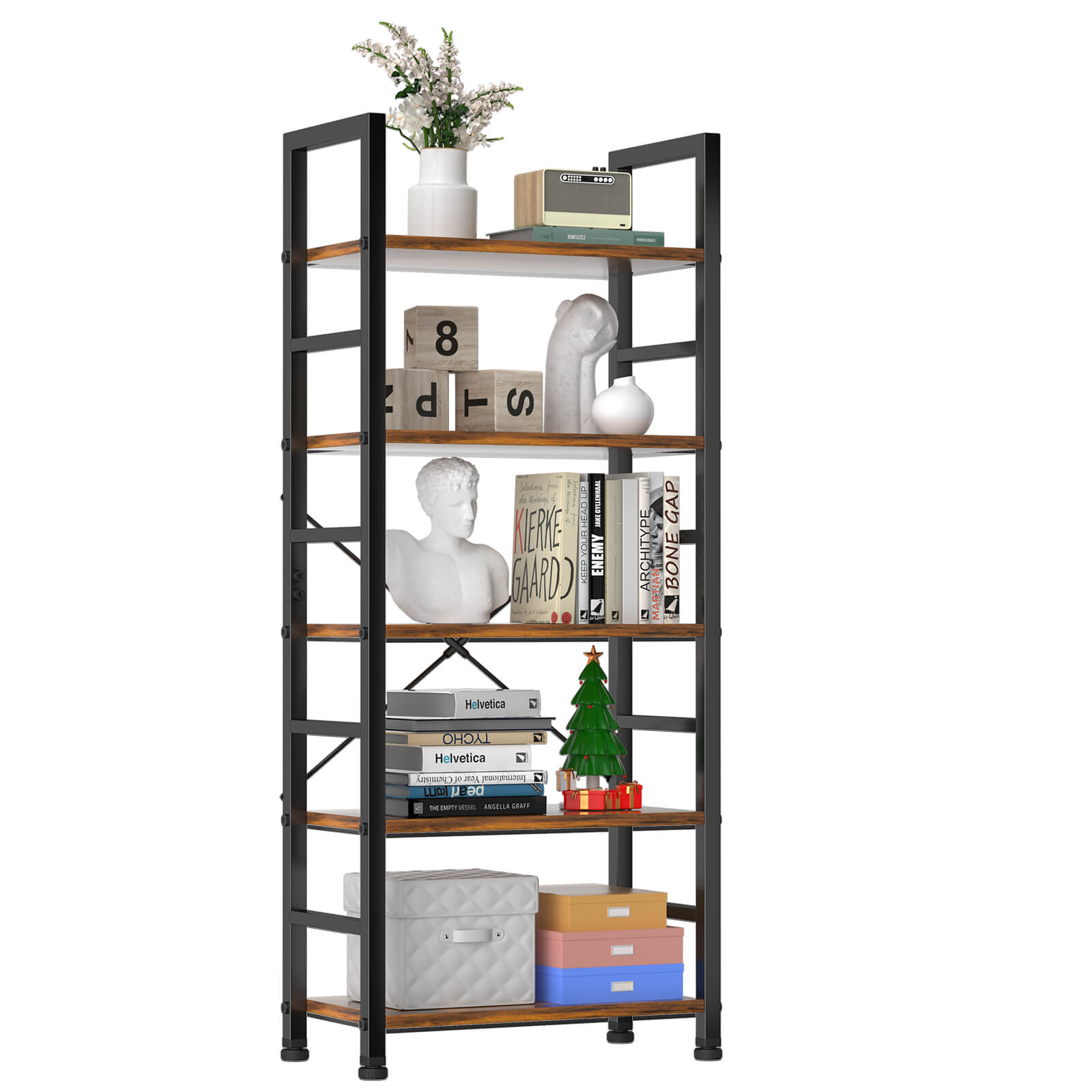 StockMAX Shelf Bookcase for Living Room Bedroom