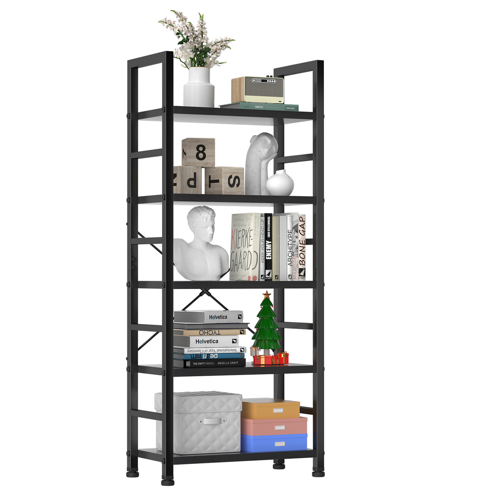 StockMAX Shelf Bookcase for Living Room Bedroom