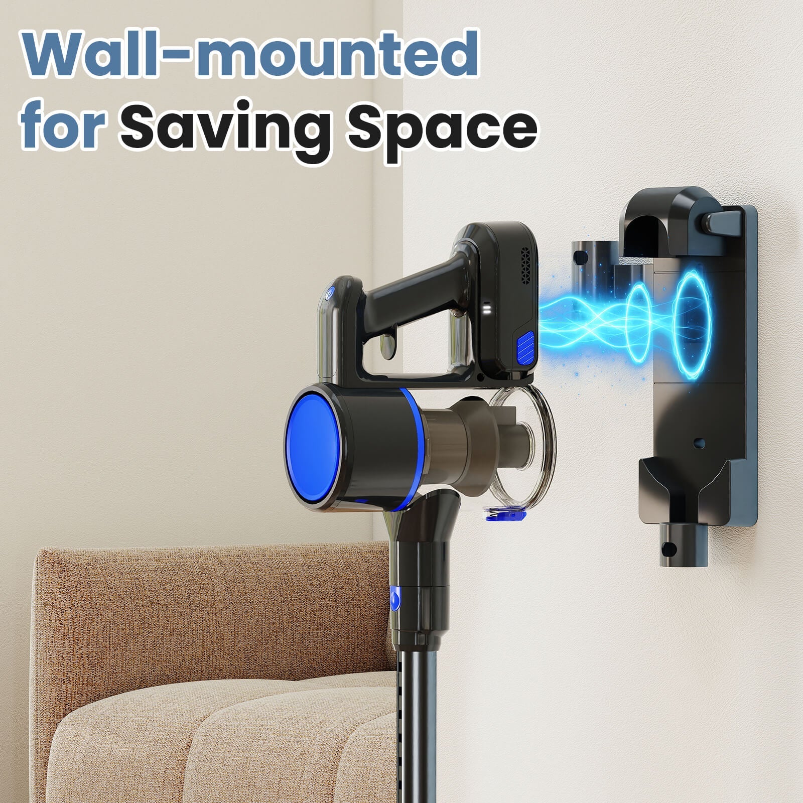 3-in-1 Wireless Compact Upright Vacuum Cleaner