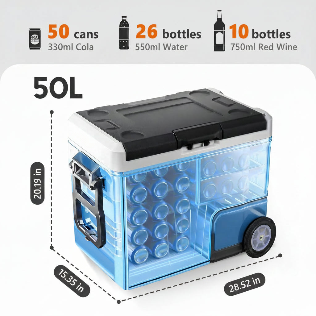 Smart Portable Car Refrigerator for Camping & Road Trips