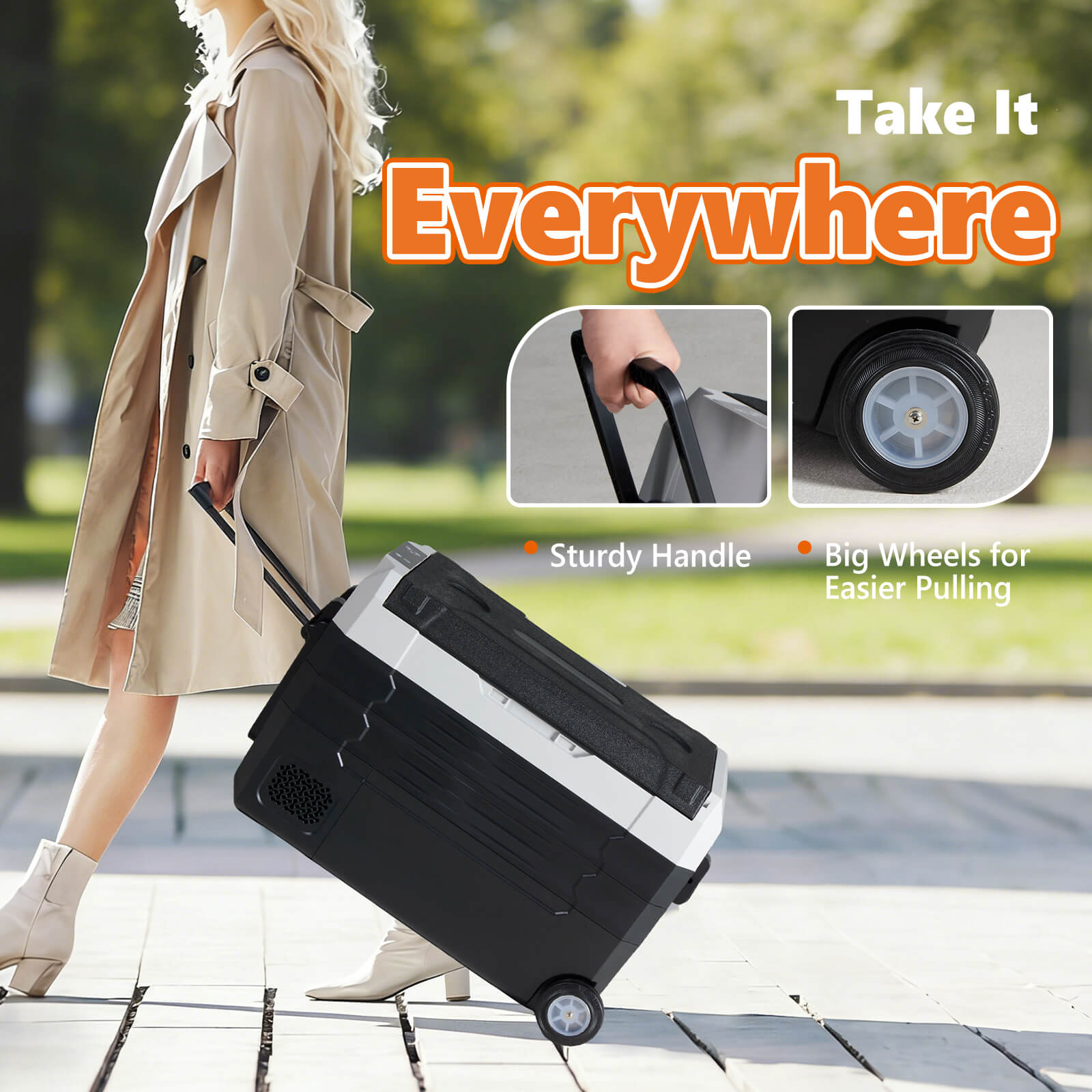 Smart Portable Car Refrigerator for Camping & Road Trips