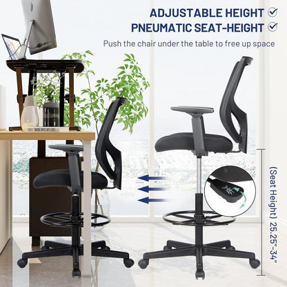 High Adjustable Standing Desk Chair 1702