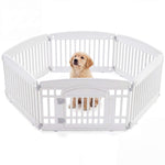 StockMAX Plastic Dog Playpen with Door, Puppy Fence