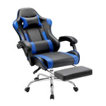 StockMAX Gaming Chair with Footrest Upholstered Armrests for Home Office