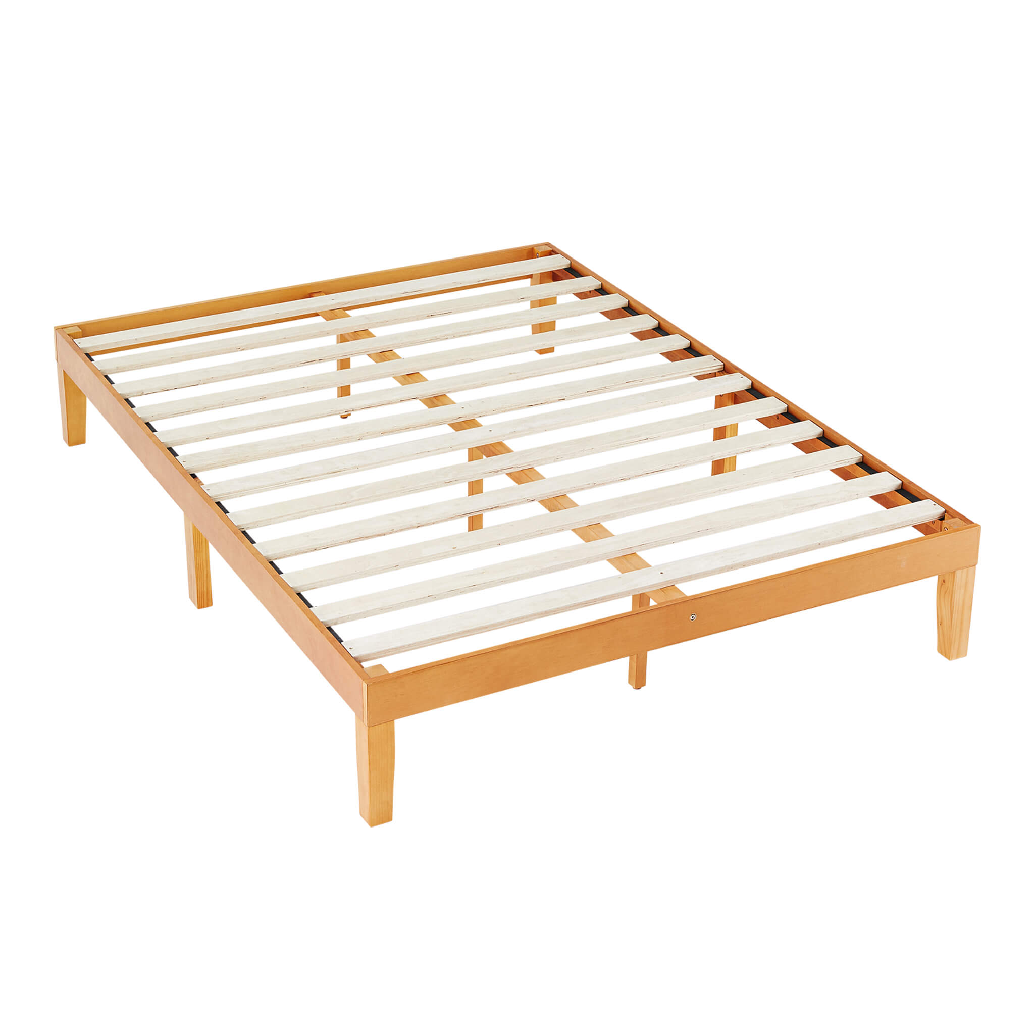StockMAX Minimalist Solid Wood Bed Frame for Bedroom