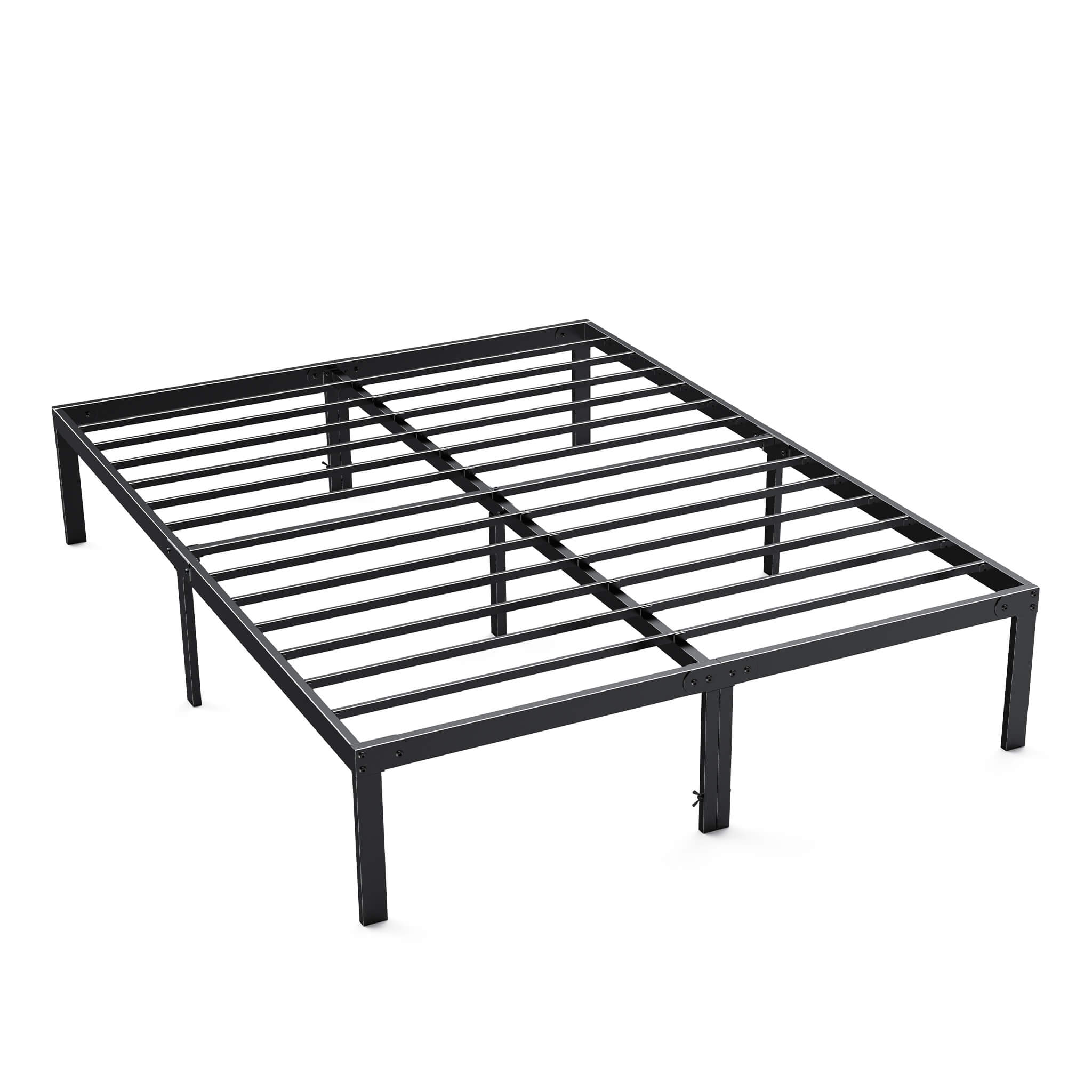 StockMAX Heavy Duty Metal Bed Frame with Under-Bed Storage for Bedroom