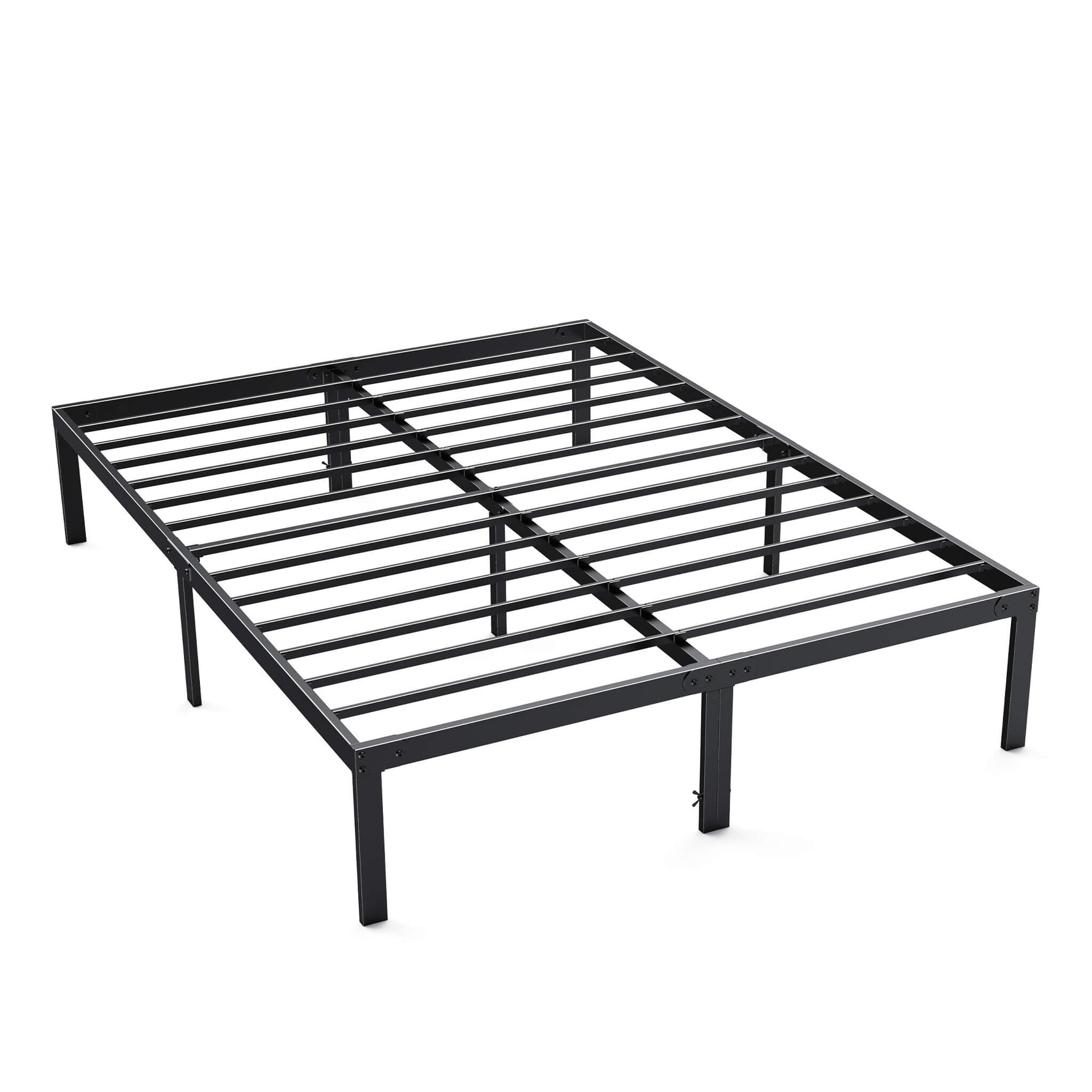 StockMAX Heavy Duty Metal Bed Frame with Under-Bed Storage for Bedroom