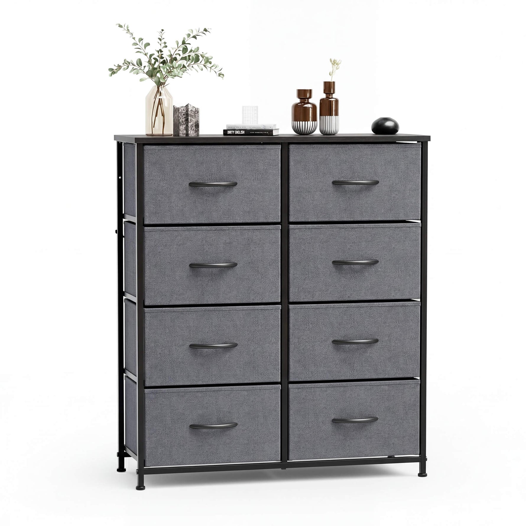 StockMAX High Dresser Fabric Storage Tower 8 Fabric Drawer