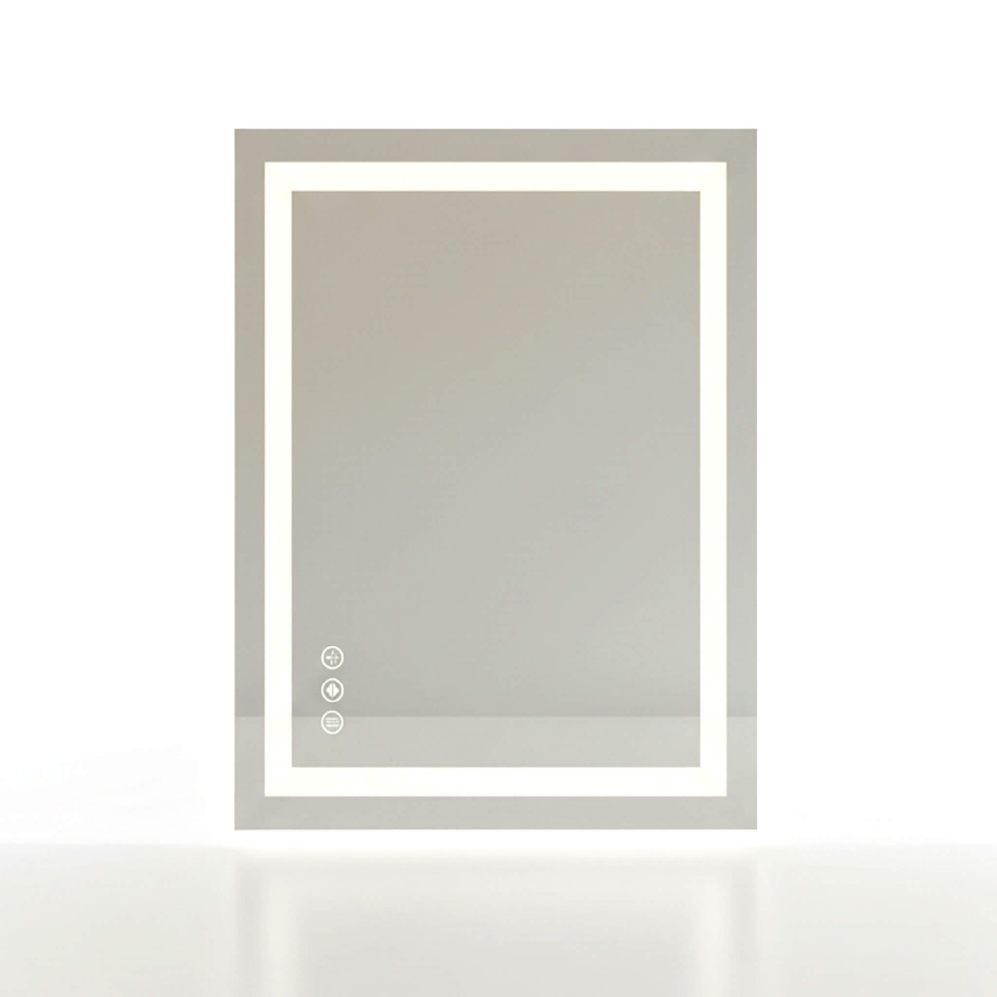 StockMAX Rectangular LED Bathroom Mirror with Anti-Fog & Touch Control