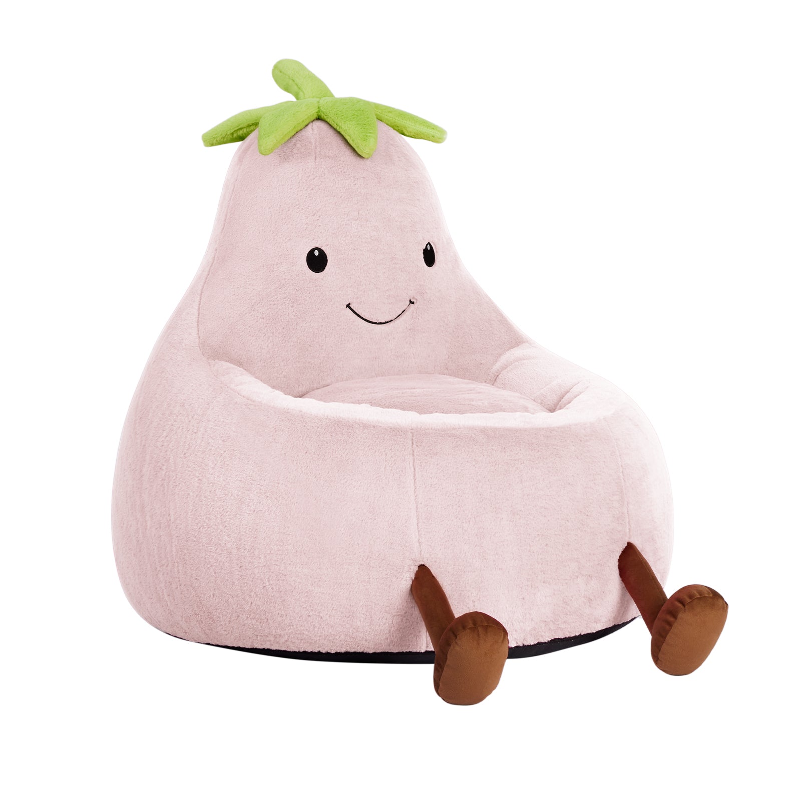 StockMAX Eggplant Bean Bag Chair – Soft ＆ Supportive