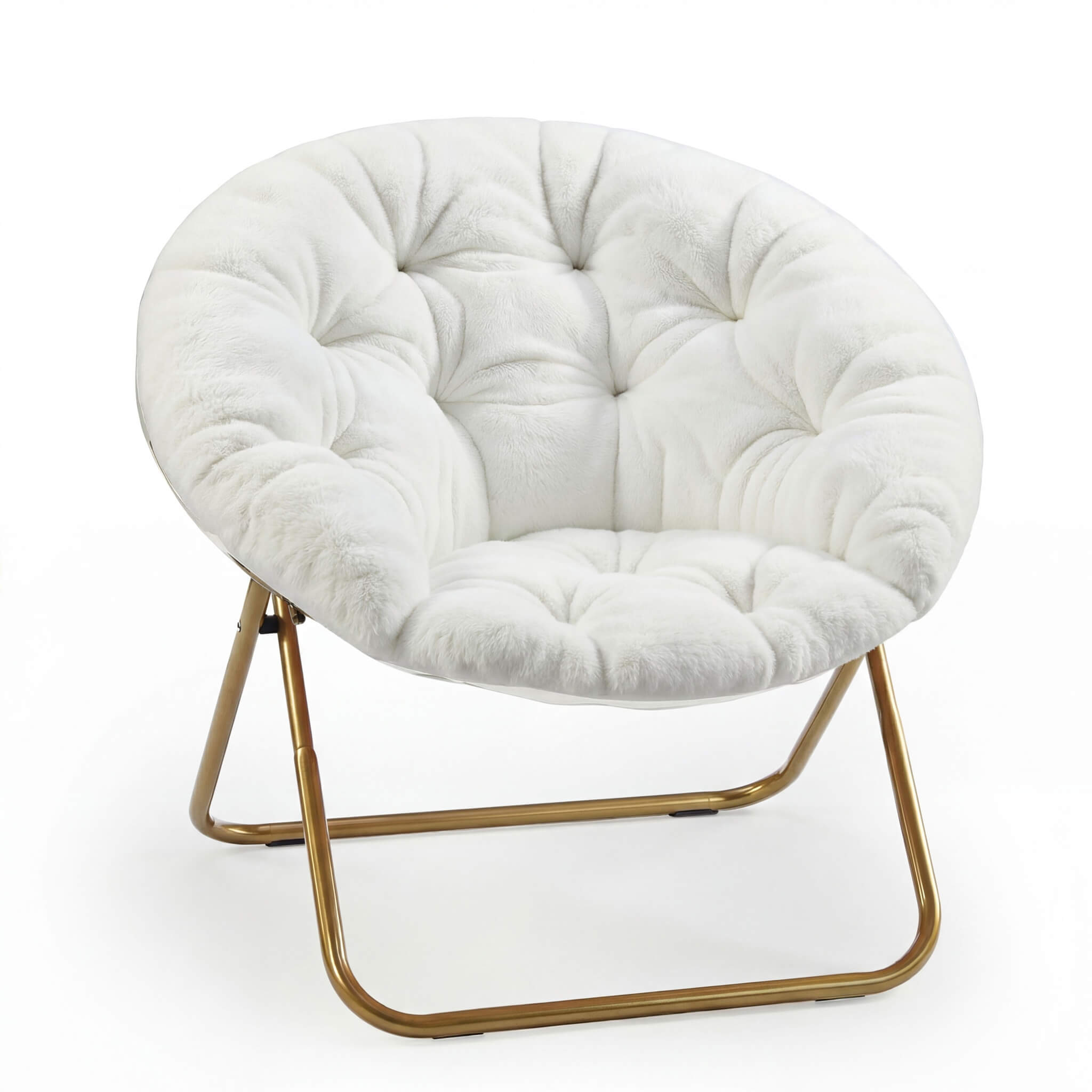 StockMAX Foldable Saucer Moon Chair for Living Room