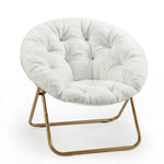 StockMAX Foldable Saucer Moon Chair for Living Room