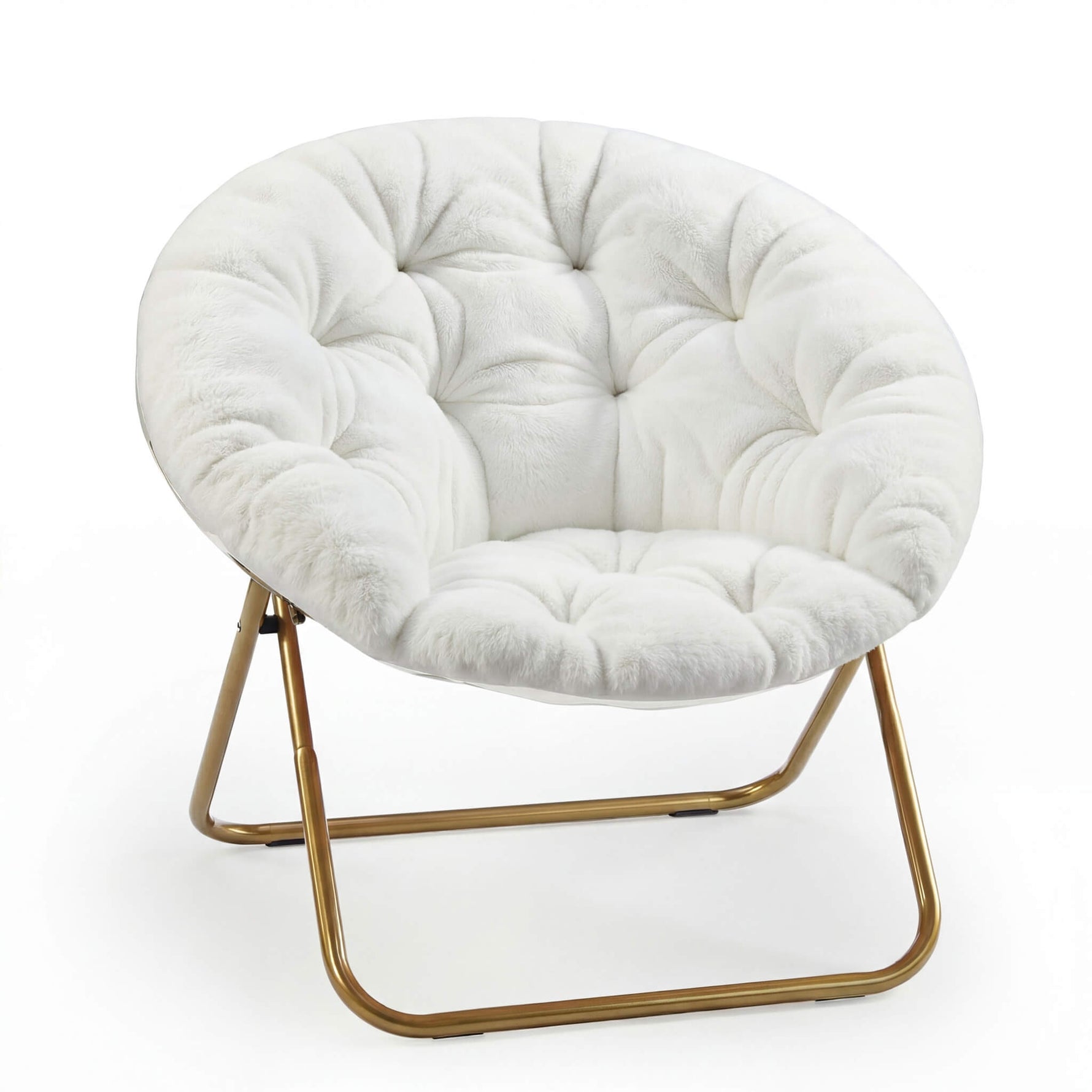 StockMAX Foldable Saucer Moon Chair for Living Room