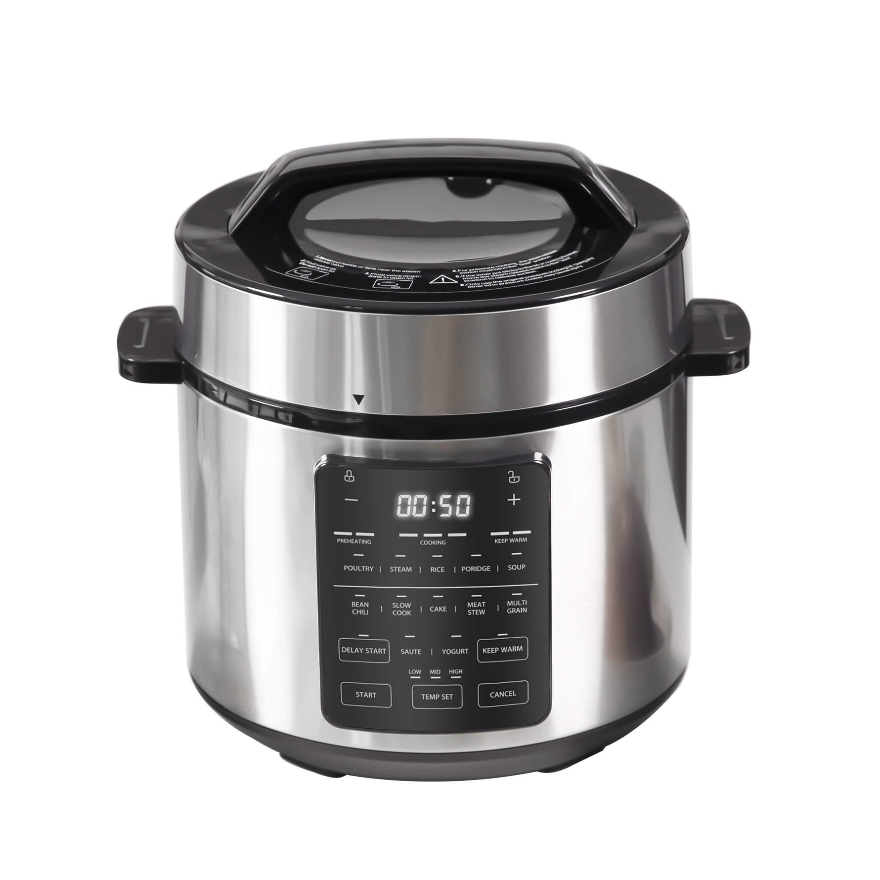 StockMAX 12-in-1 Electric Pressure Cooker with Stainless Steel Pot