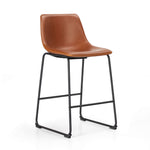 StockMAX Barstool, Industrial Faux Leather, for Kitchen Dining Room