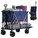 StockMAX HaulMaster 400L Folding Wagon Cart for Camping and Outdoor Use