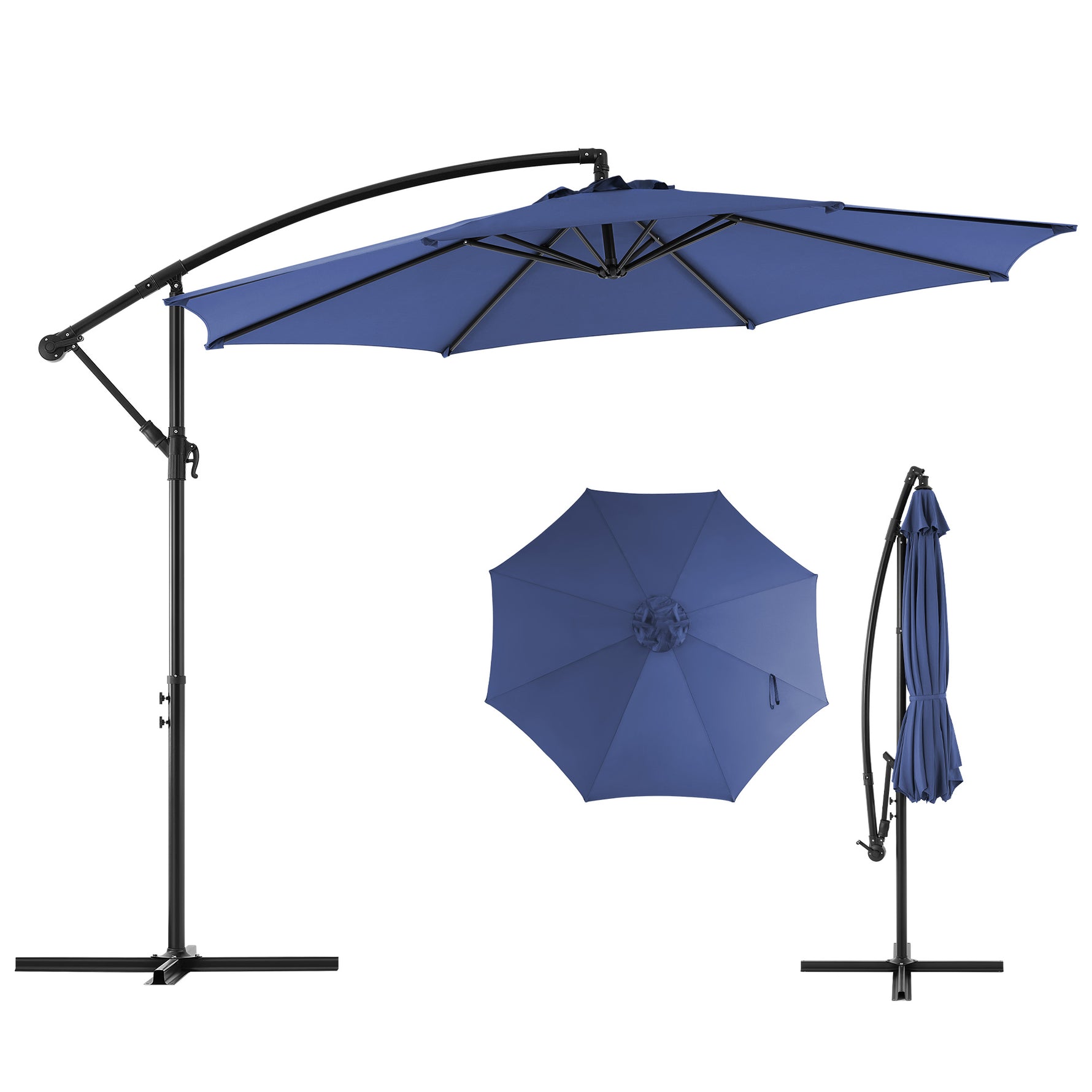StockMAX Patio Umbrella, Outdoor Table Umbrella with Tilt and Crank
