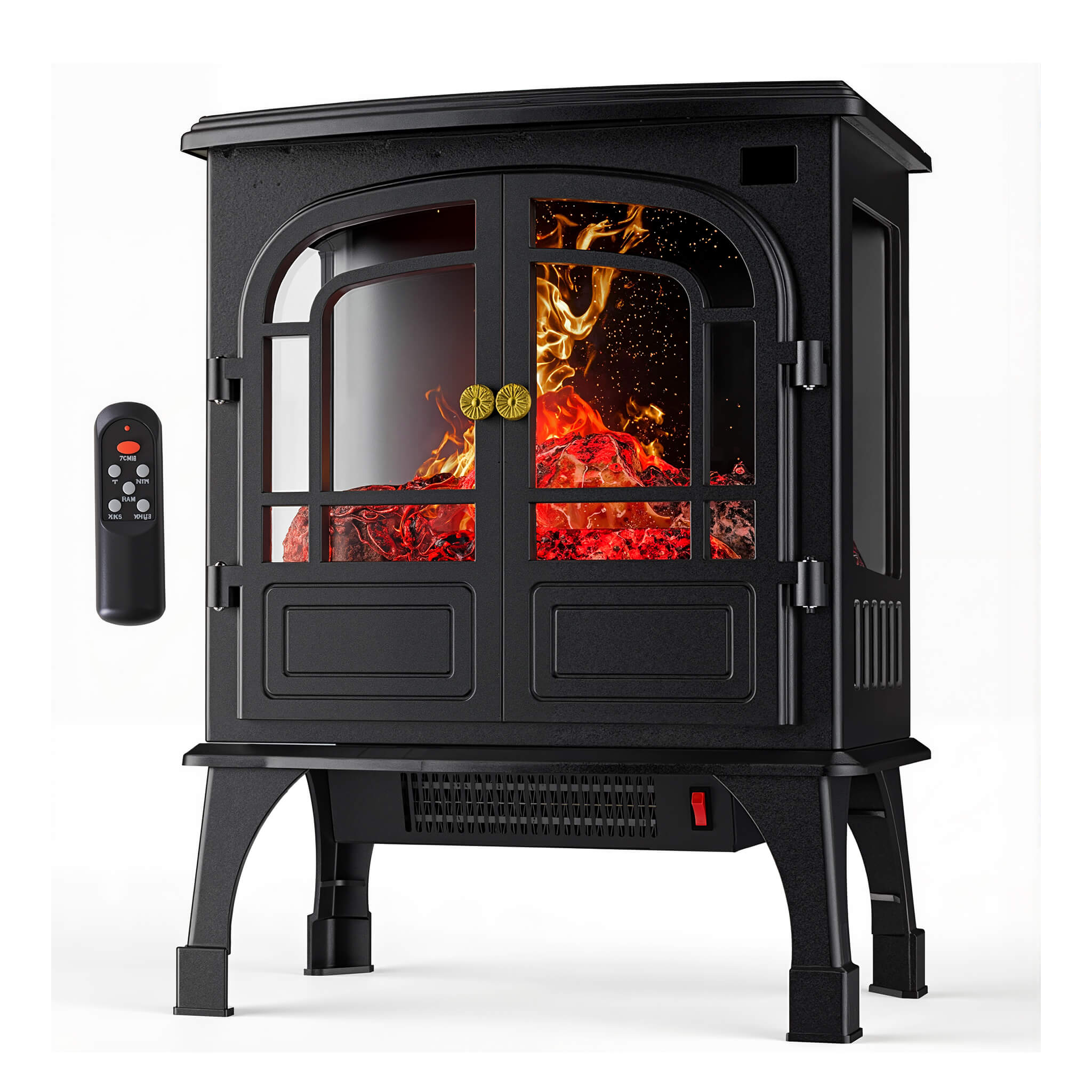 StockMAX Freestanding Electric Heater with 2 Heating Modes for Indoor Use