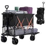 StockMAX HaulMaster 400L Folding Wagon Cart for Camping and Outdoor Use