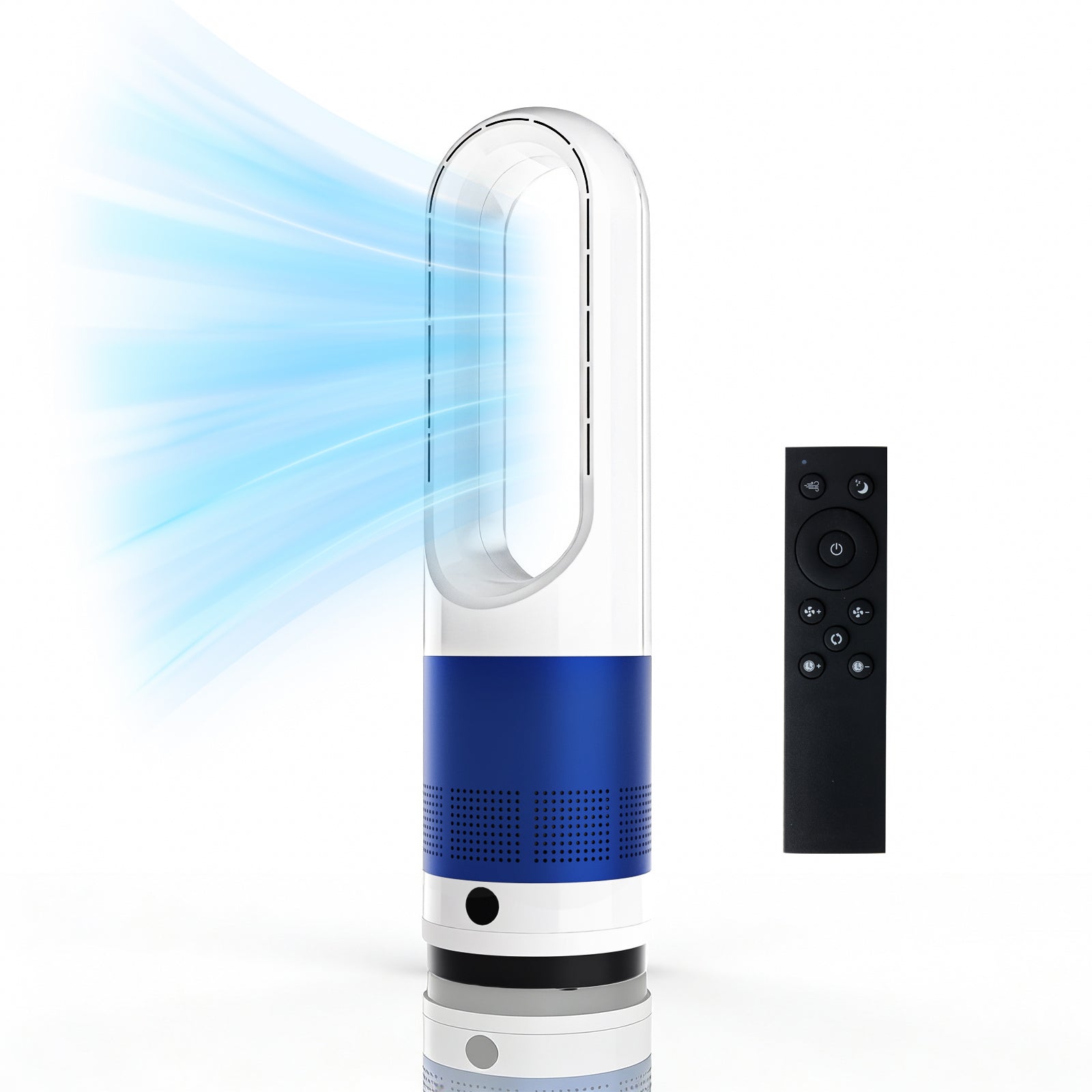 StockMAX Bladeless Tower Fan ，80° Oscillation Quiet Cooling Fan