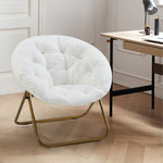 StockMAX Foldable Saucer Moon Chair for Living Room